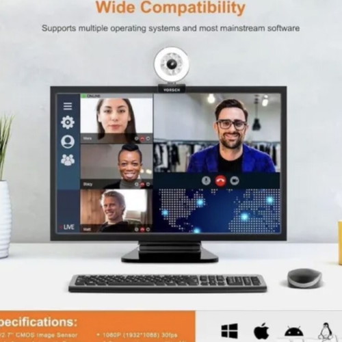 VORSCH 1080P FHD webcam with autofocus new