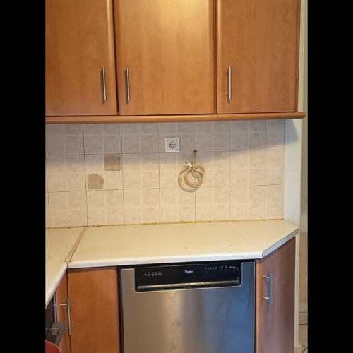 Kitchen cabinets set with magic corner and drawers