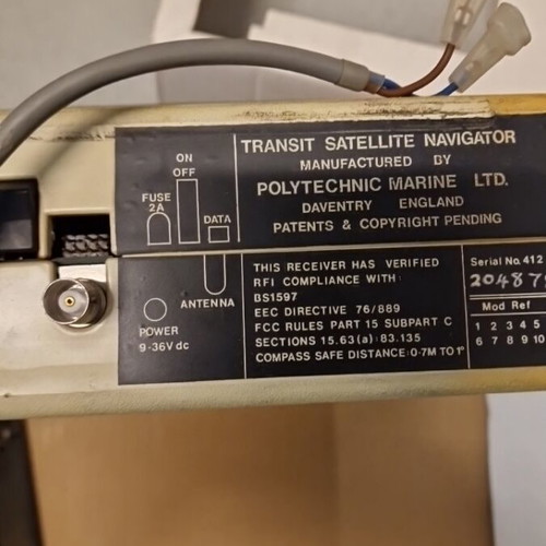 GPS Valsat 02L marine navigation used
