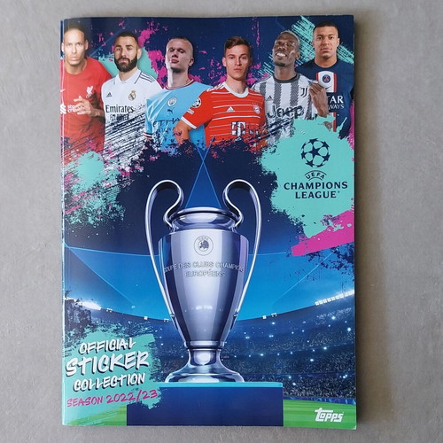 Topps UEFA Champions League 2022-23 Album like new, nearly complete