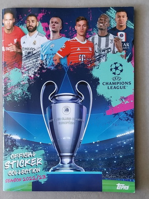 Topps UEFA Champions League 2022-23 Album like new, nearly complete