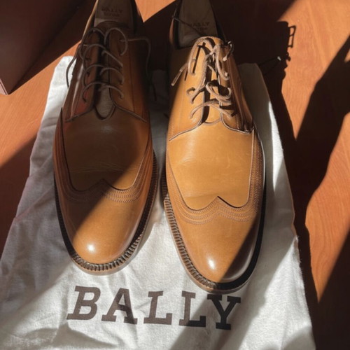 Bally men's casual shoes new, size 43.5, brown