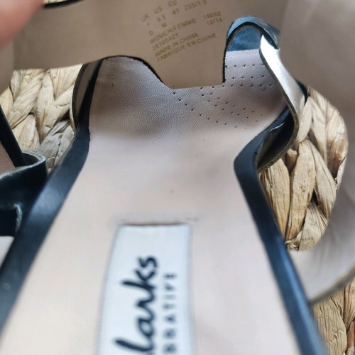 Clarks Rosalie Petal women's leather sandals like new, size 41