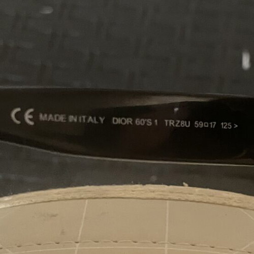 Dior vintage tortoiseshell sunglasses like new, green-gray lenses