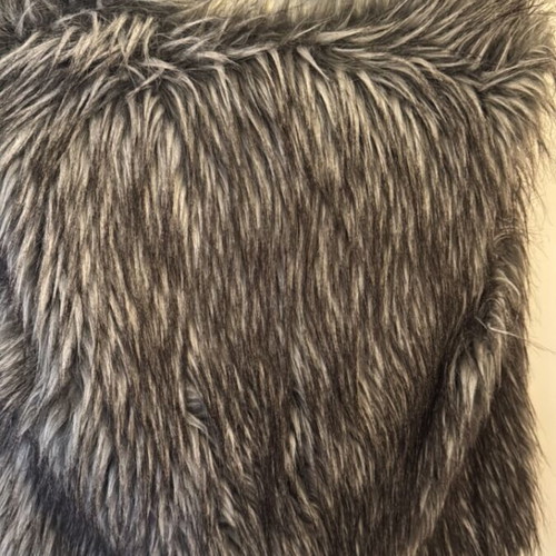 Sleeveless synthetic fur vest XL size