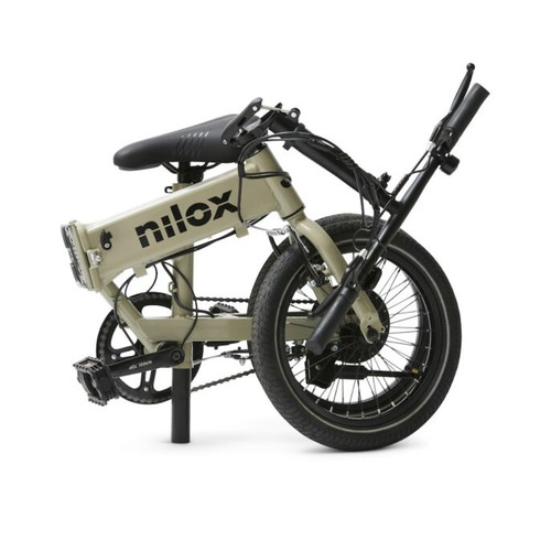 Nilox J2 electric folding city bike, beige