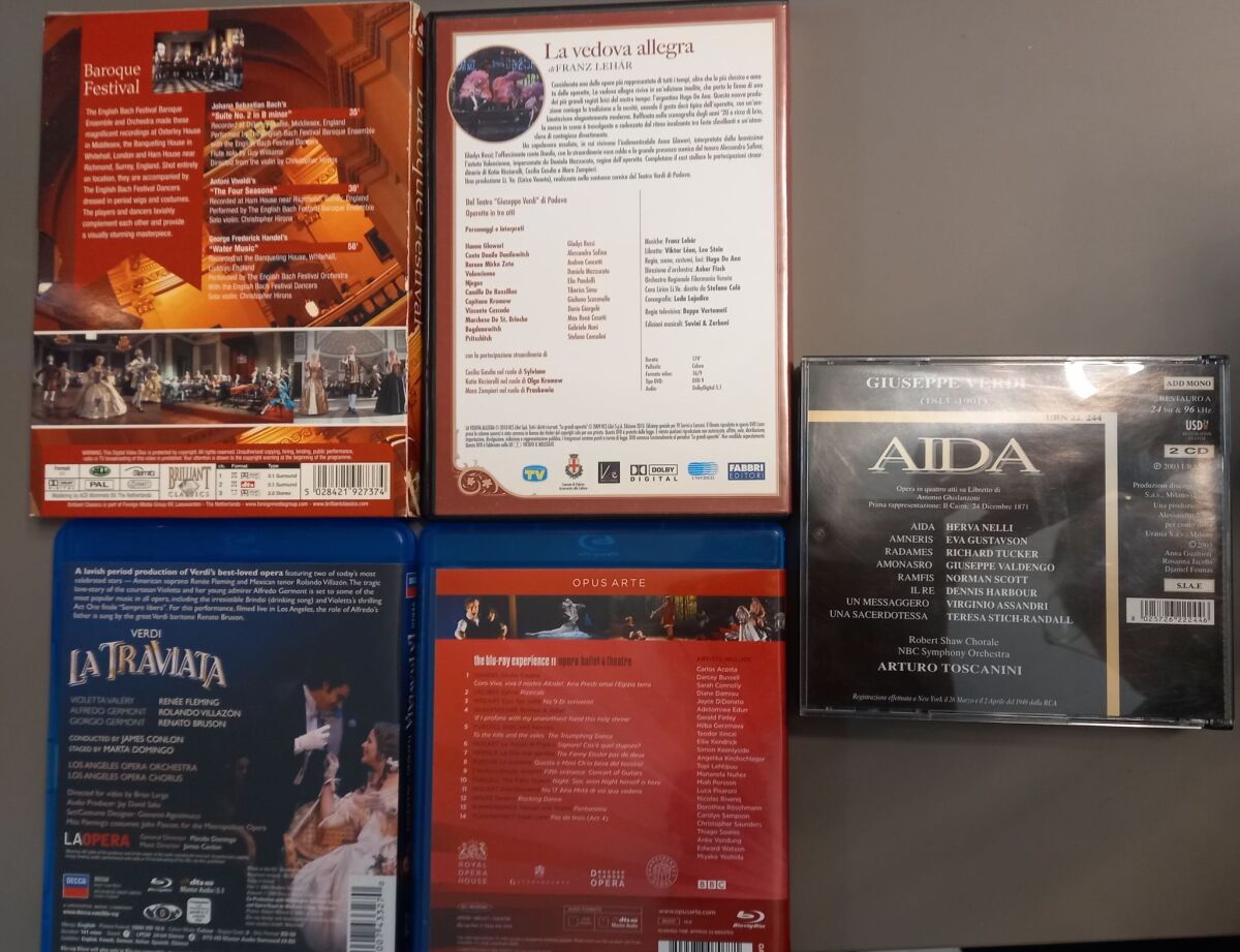 Opera and classical music DVD/Blu-ray… - € 25,00 - Vendora.cy