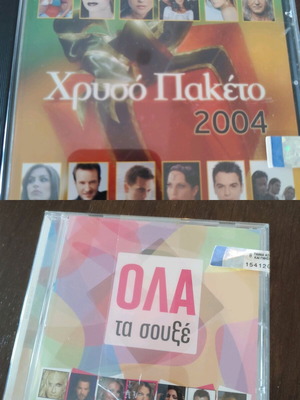 3 original CDs with various hits from past decade, laiko