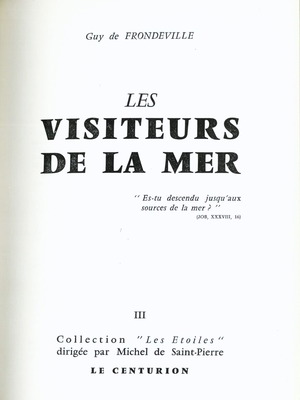 Les visiteurs de la mer book used, French