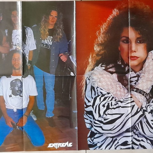 Metal Hammer poster used with Slaughter, Mr. Big, Extreme