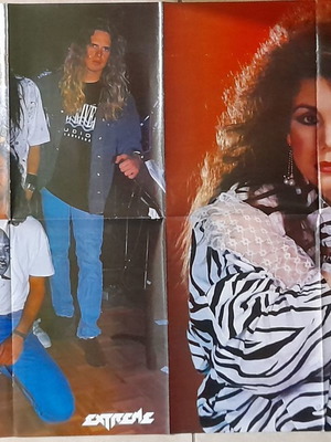 Αφίσα Metal Hammer μεταχειρισμένη με Slaughter, Mr. Big, Extreme