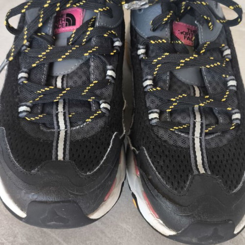 The North Face athletic shoes size 38 used, black