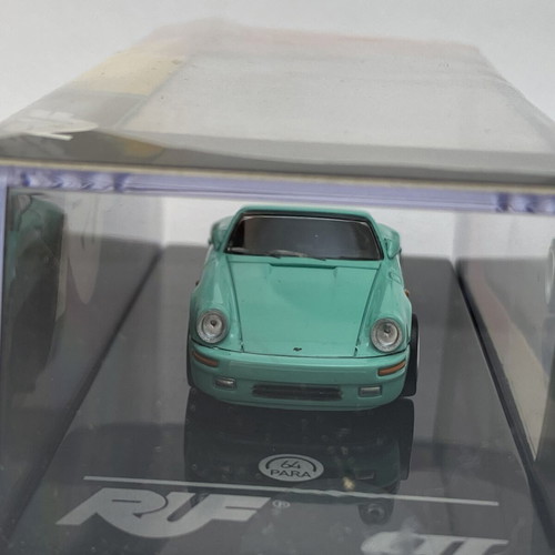 RUF CTR Yellowbird Mint Green 1987 Porsche 911 new, scale 1/64