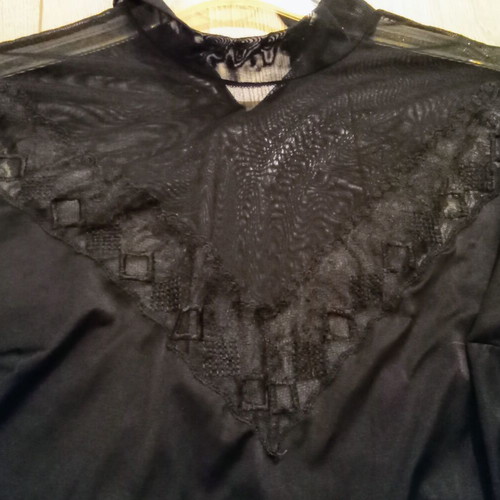 Le Foglie bodysuit with lace and transparency like new, size M/L
