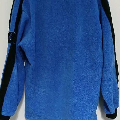 Men's fleece shirt like new, blue, size S