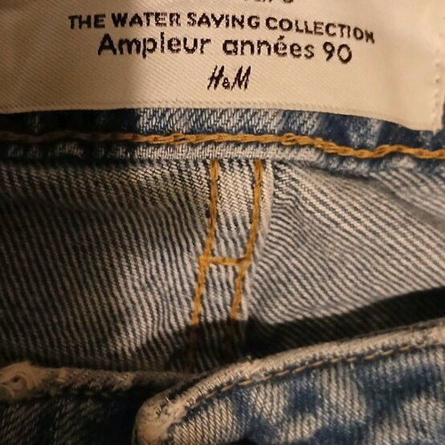 H&M 90s flare jeans like new, blue, size XS