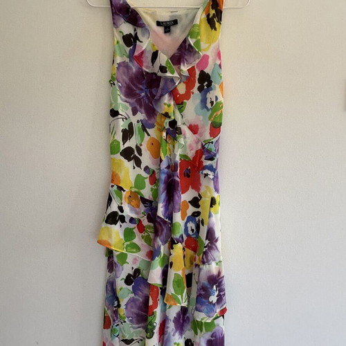 Ralph Lauren floral summer dress, knee length, size S