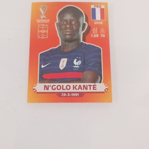 World Cup sticker Ngolo Kante 2022 new, authentic