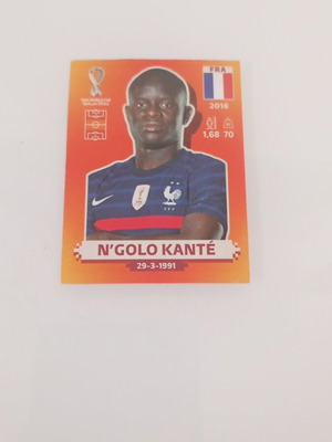 World Cup sticker Ngolo Kante 2022 new, authentic