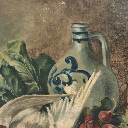 Margot Wizaert European still life oil painting on canvas 1899 used