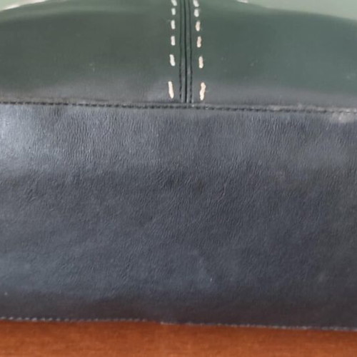 DKNY City shoulder bag used, beige and black