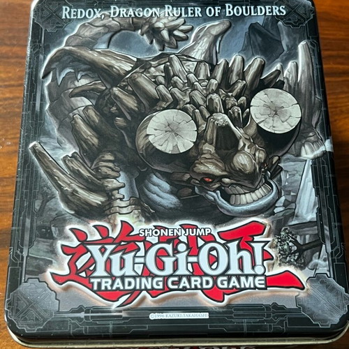 Yu-Gi-Oh metal card storage box like new
