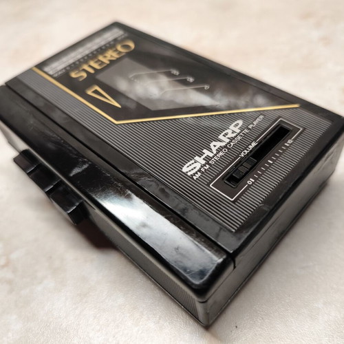 Sharp JC 126 Walkman vintage Japan AM FM stereo cassette used