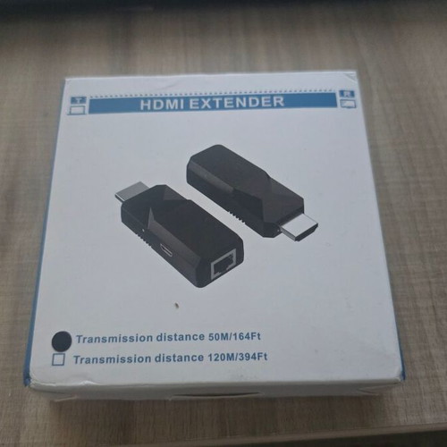 HDMI Extender new, 50M signal transmission via RJ45 and ethernet