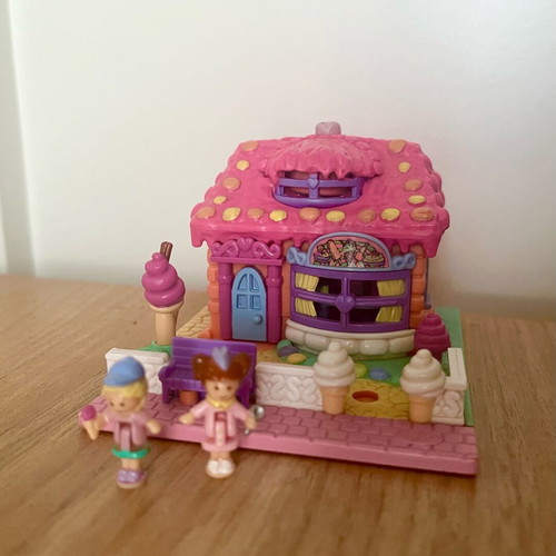 Polly Pocket Ice Cream Parlor 1995 vintage, used, complete