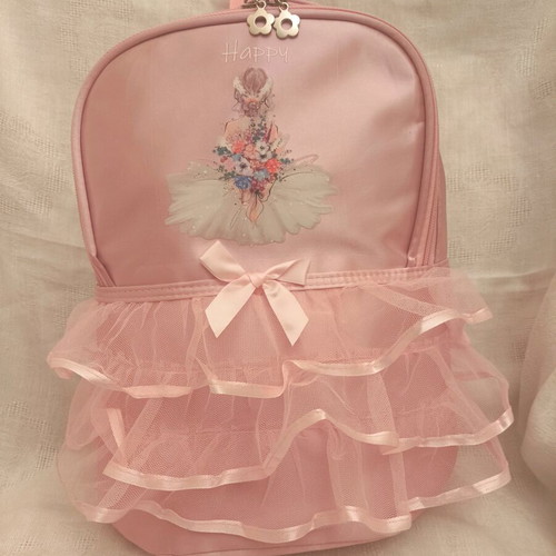 Tulle Ballerina Backpack Pink New