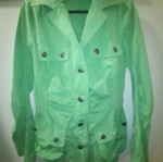 Spring jacket size S new, green