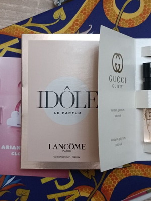 Σετ νέων μίνι αρωμάτων Lancome Idole, Gucci Guilty, Ariana Grande Cloud Pink
