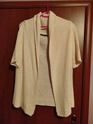Dutschess Collection cardigan used, beige, size XL