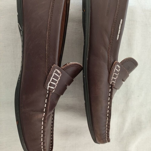 Armata Di Mare Men's Brown Leather Loafers Size 40 Like New