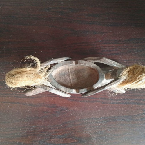 African wood carving ashtray like new