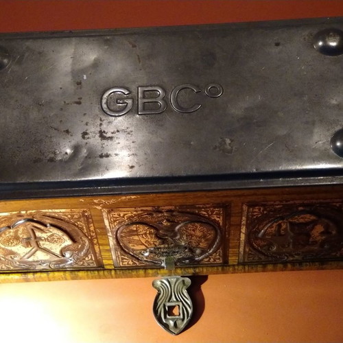Vintage metal box by GBC
