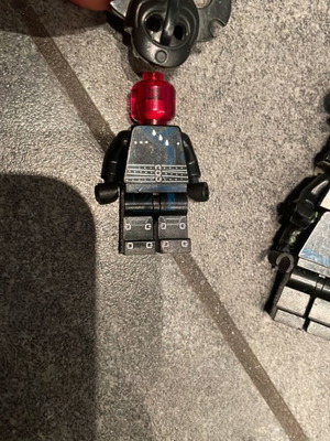 Villains from LEGO Ninjago used, with purple motorcycle