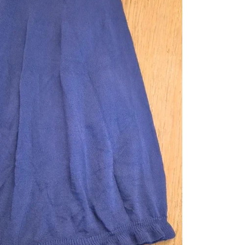 Marc Cain Flared Skirt Size N4 Blue Purple
