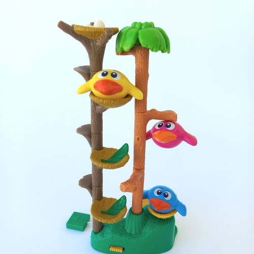 Vintage collectible spinning skill game with birds and magnets like new