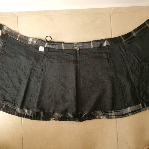 Attrattivo wrap skirt like new, black and brown, size S