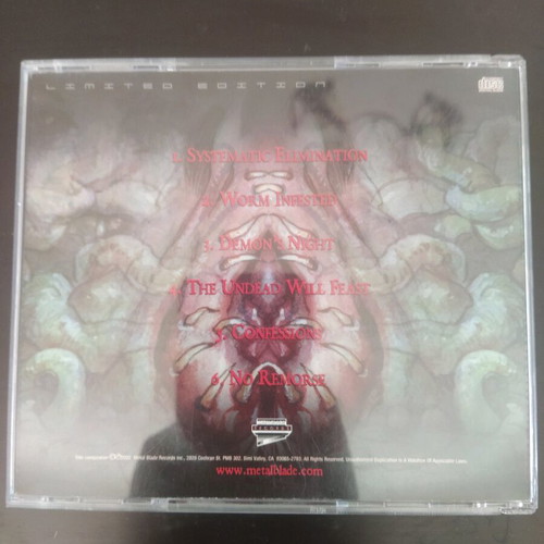Cannibal Corpse Worm Infested CD like new, limited edition