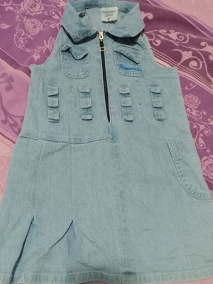 Raxevsky Junior denim dress for 6 years like new, blue