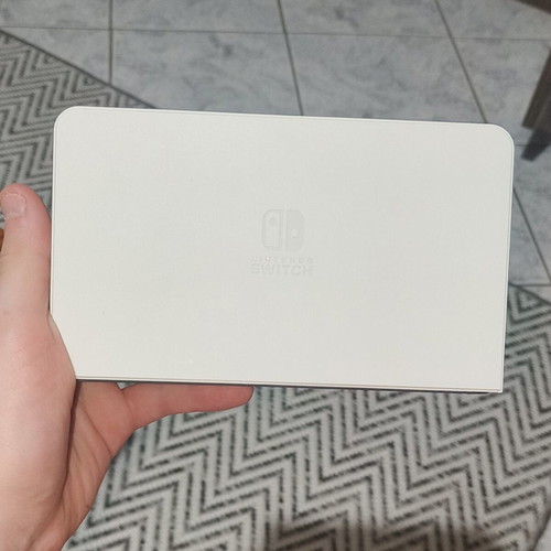 Nintendo Switch OLED White 2024 used with Splatoon 3 and extras