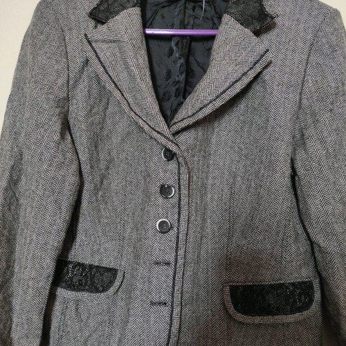 Gerry Weber jacket new medium gray with lace details