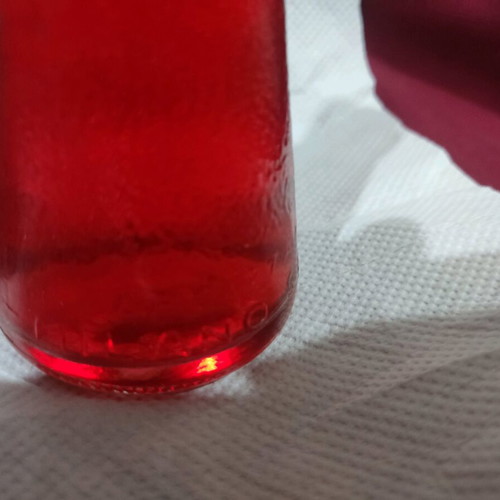 Campari Soda bottles used vintage for decoration