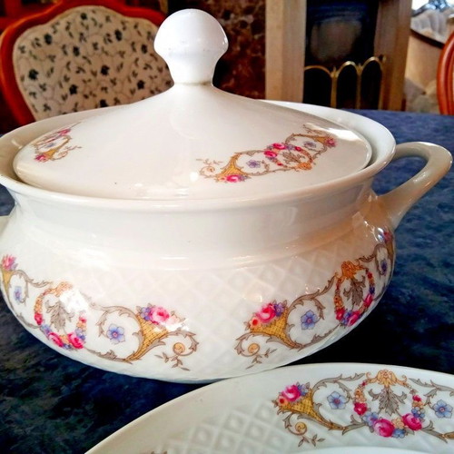 Vintage Seltmann Weiden dinnerware set, 8 pieces