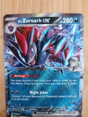 Pokemon Ns Zoroark nm condition card