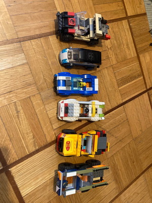 Lego City vehicles used, various models