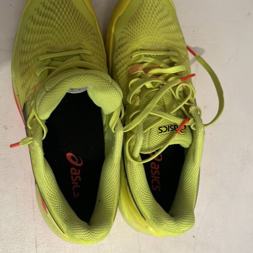 Asics running shoes size 39 used, yellow