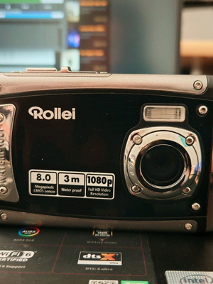 Rollei Sportsline 80 αδιάβροχη ψηφιακή φωτογραφική μηχανή μεταχειρισμένη με θήκη και κάρτα μνήμης